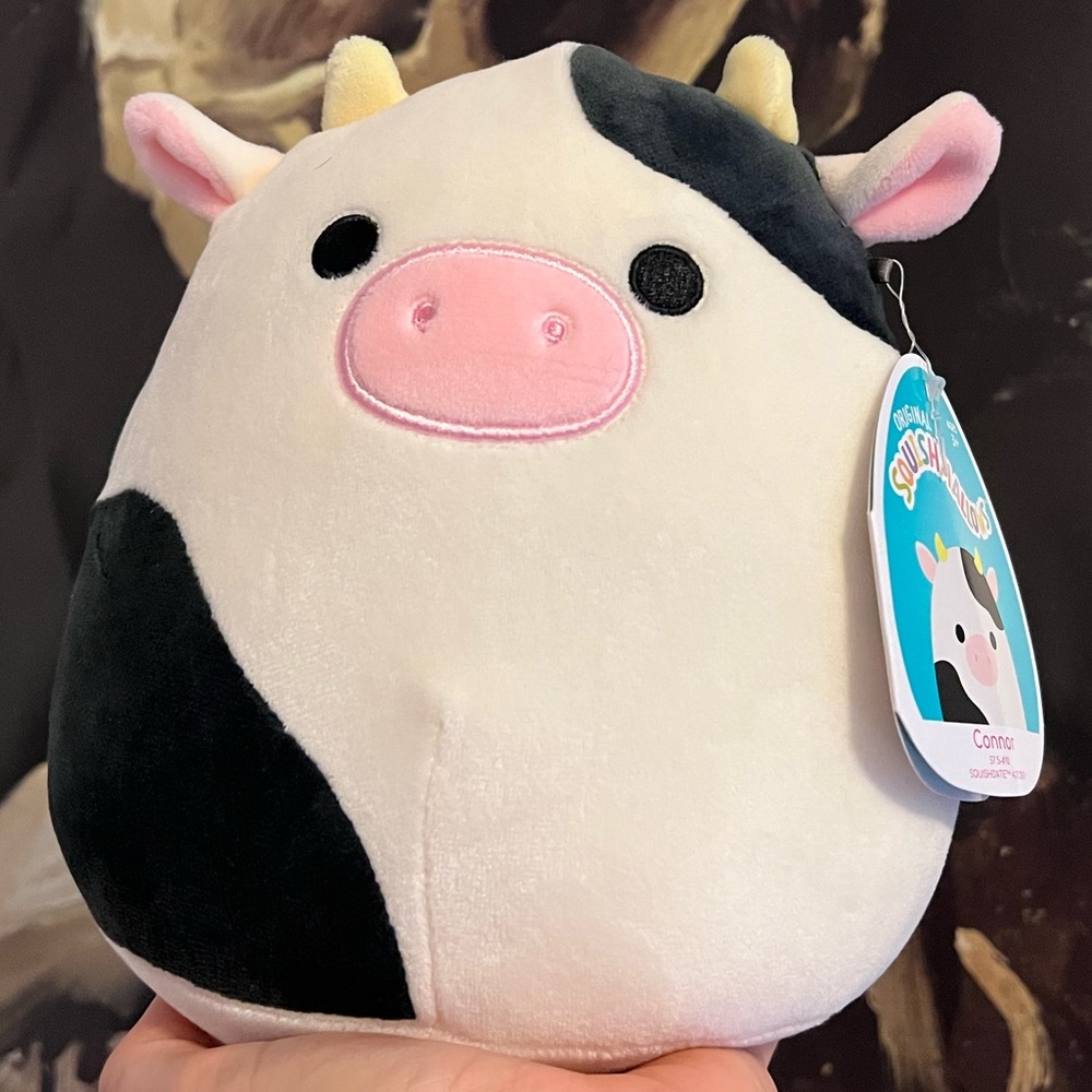 Original Connor the Cow Rare Squishmallow 6”